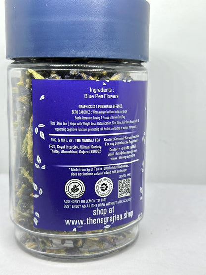 Butterfly Pea Flower Herbal Blue Tea  | The Nagraj Tea