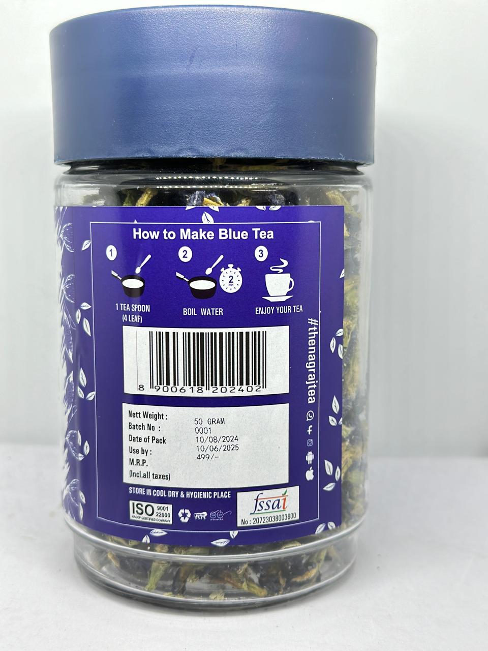 Butterfly Pea Flower Herbal Blue Tea | The Nagraj Tea
